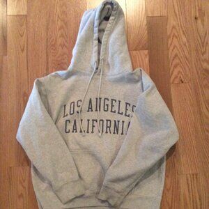 Brandy Melville Los Angeles California Gray Hoodie One Size